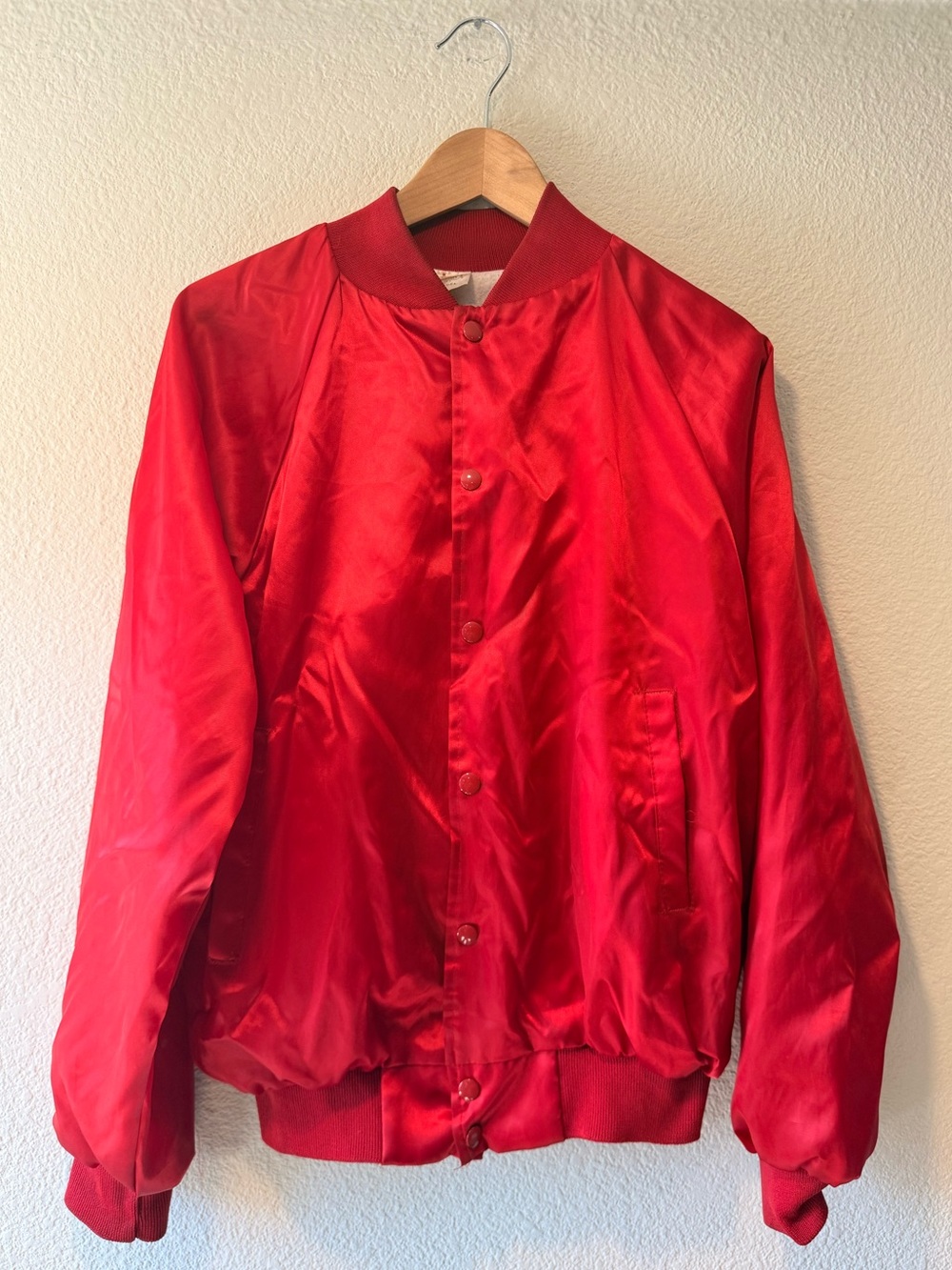 VINTAGE AUBURN SPORTSWEAR Satin Bomber Jacket